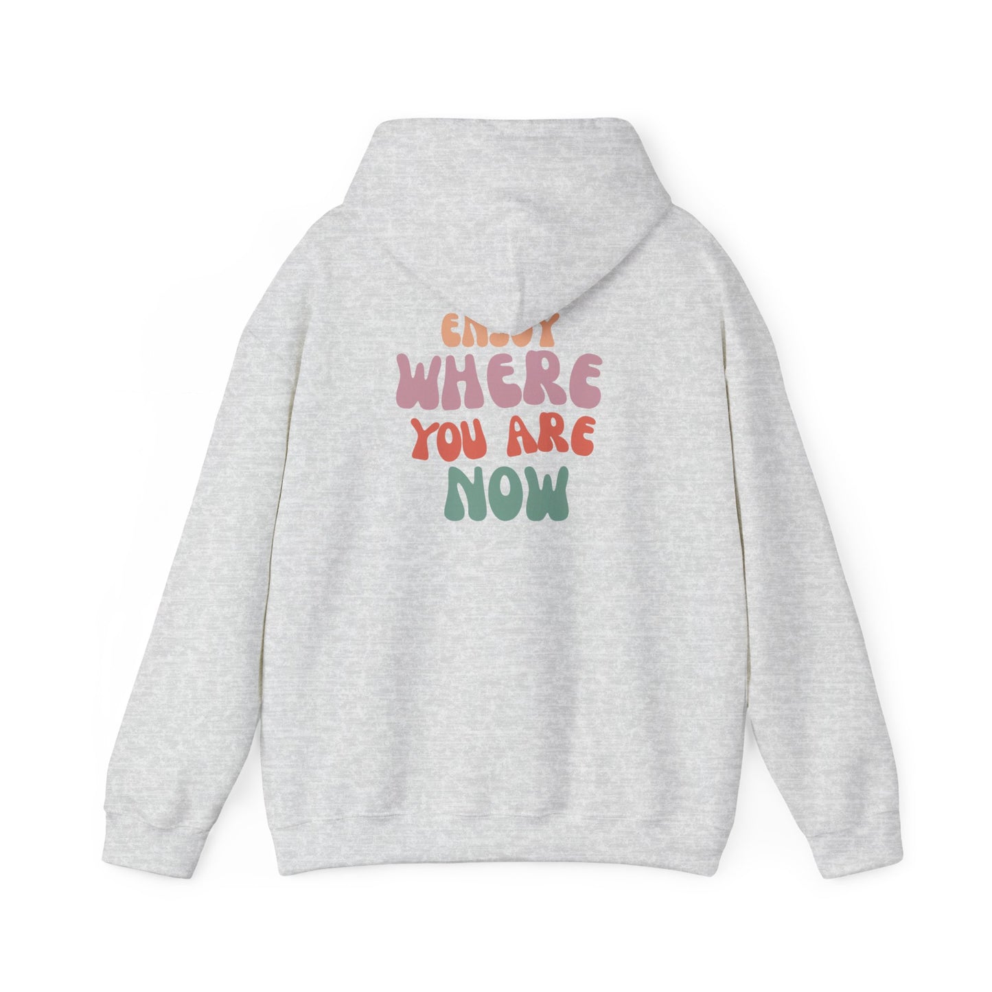 Retro Smile Hoodie - Enjoy Where You Are Now