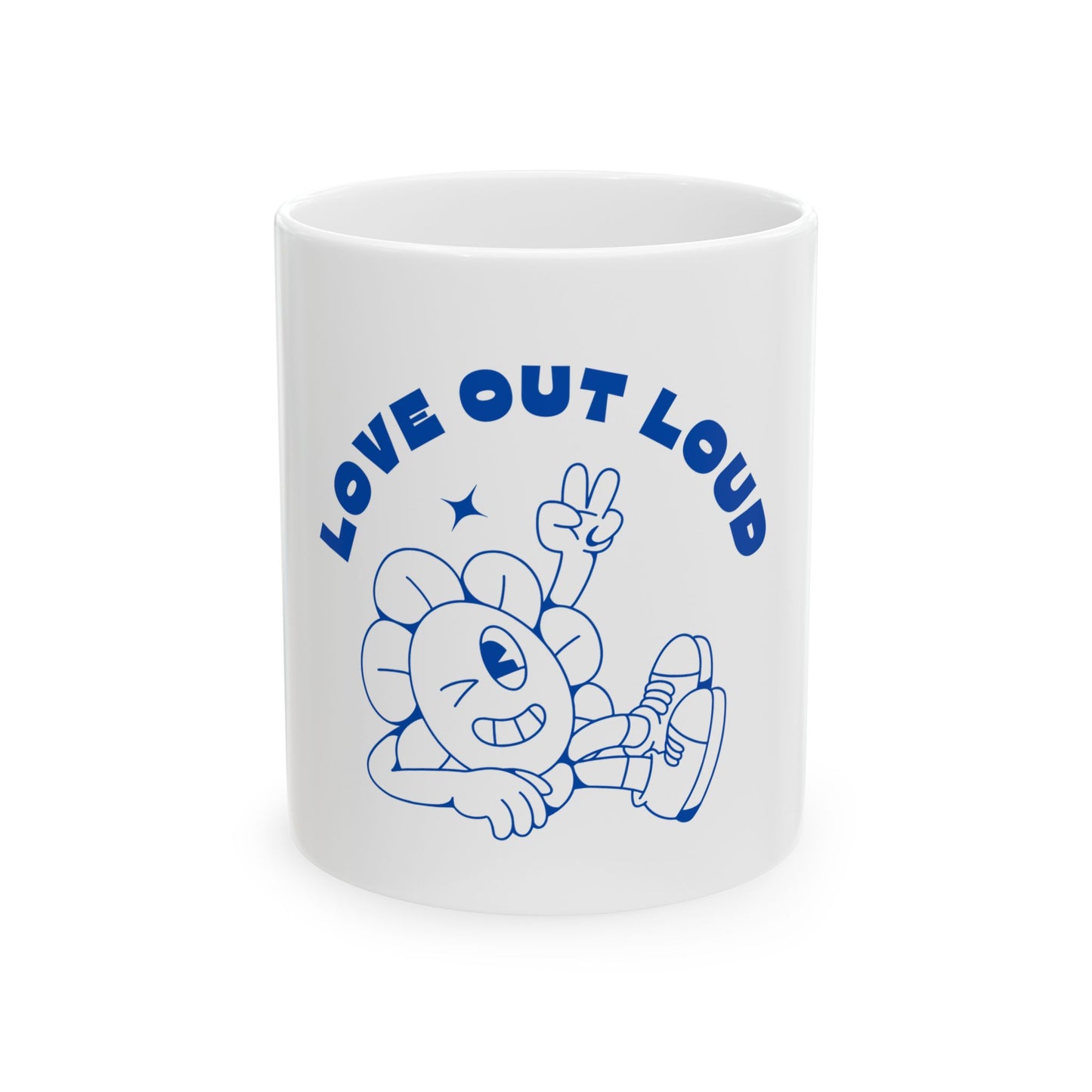 Playful Love Out Loud Ceramic Mug