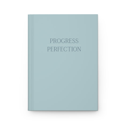 Progress Over Perfection Hardcover Journal